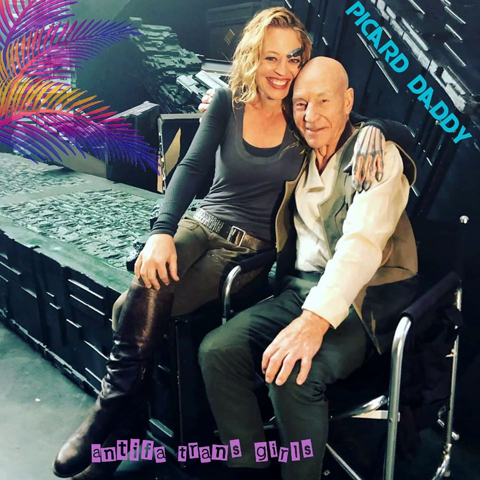 This meme is a humorous image of a Star Trek character, Jean-Luc Picard, played by Sir Patrick Stewart, sitting on the captain's chair with his legs splayed apart. The image is captioned "In 2,000 years we'll be living like this" and is a play on the idea that the character's advanced civilization would have evolved to a point where they would be able to live comfortably and freely, but instead they are stuck in a traditional, patriarchal society. The meme is poking fun at the idea that even in a futuristic, advanced civilization, societal norms and expectations can be limiting and restrictive.
